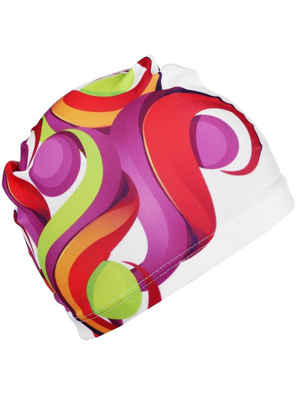 Шапочка для плавания взрослая ONLYTOP Swim, тканевая, обхват 54-60 см