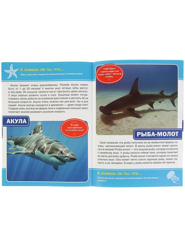 Энциклопедия с развивающими заданиями «Морские обитатели»
