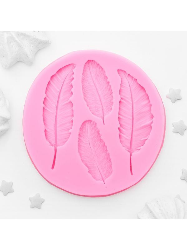 Молд «Пёрышко», 9×8,6 см, цвет МИКС