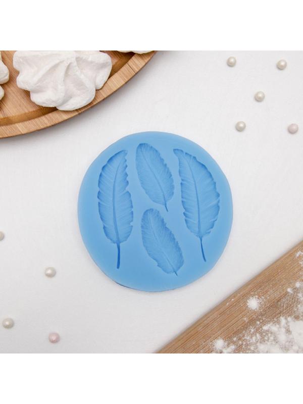 Молд «Пёрышко», 9×8,6 см, цвет МИКС