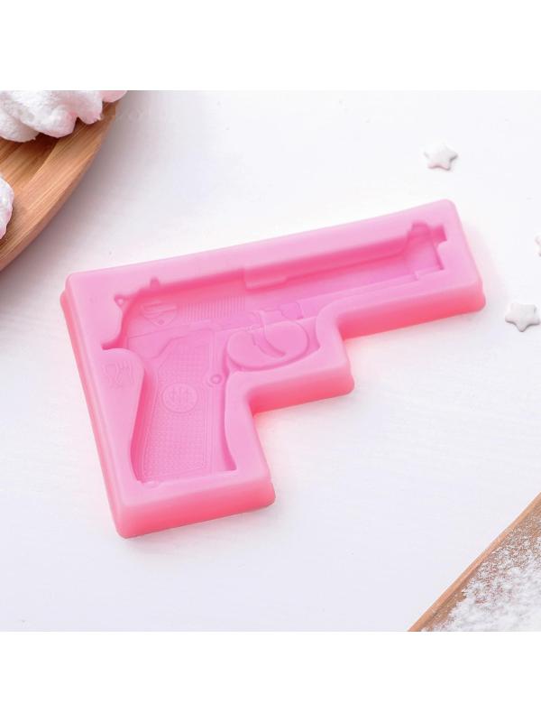 Молд силиконовый «Пистолет», 11×7,5×1 см, цвет МИКС