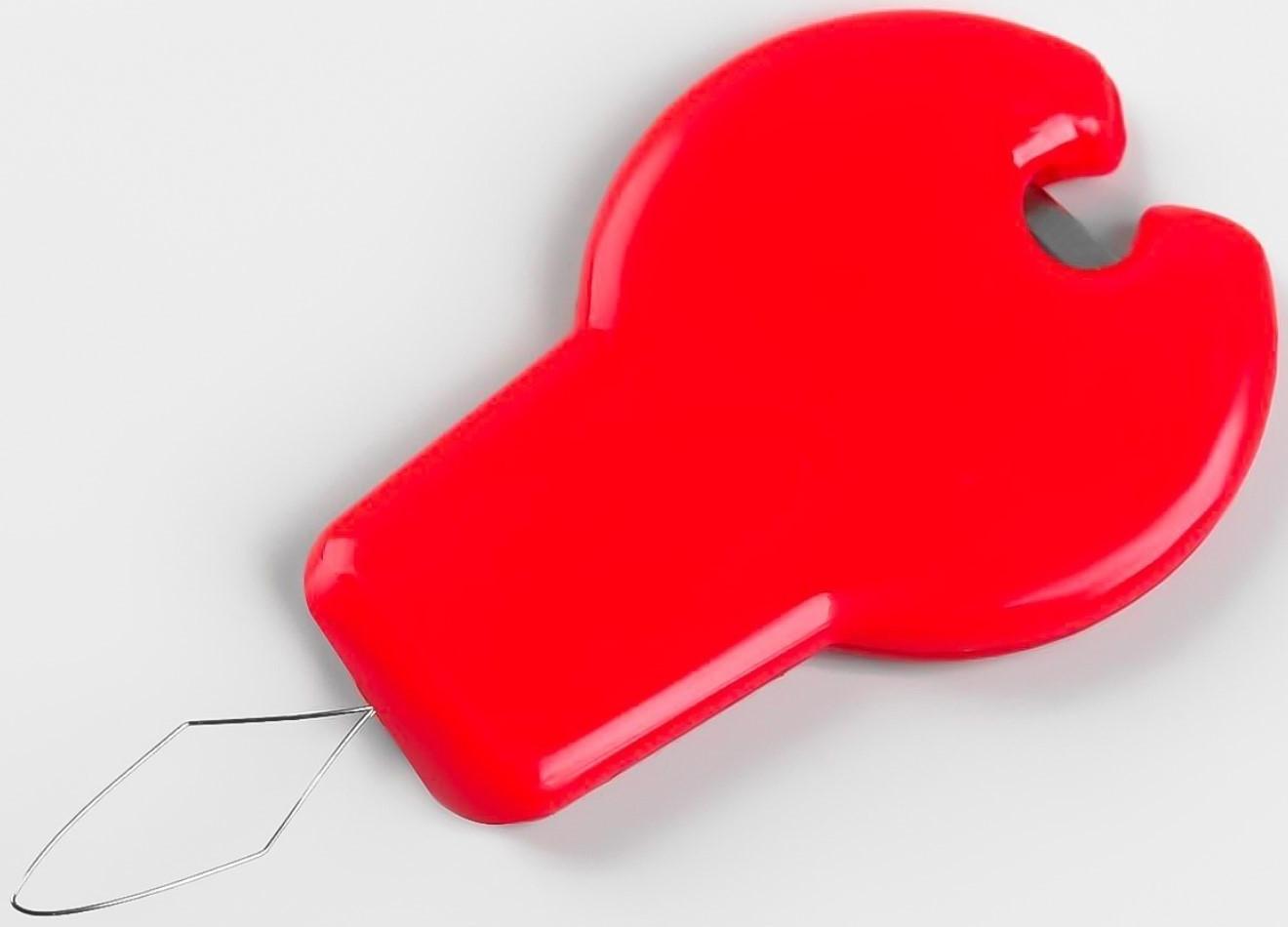 Нитевдеватель с лезвием, 10 шт, цвет разноцветный