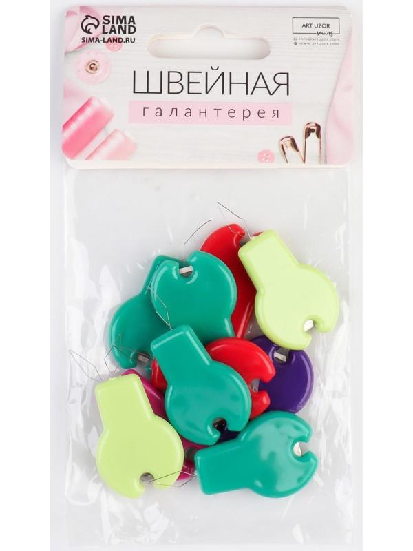 Нитевдеватель с лезвием, 10 шт, цвет разноцветный