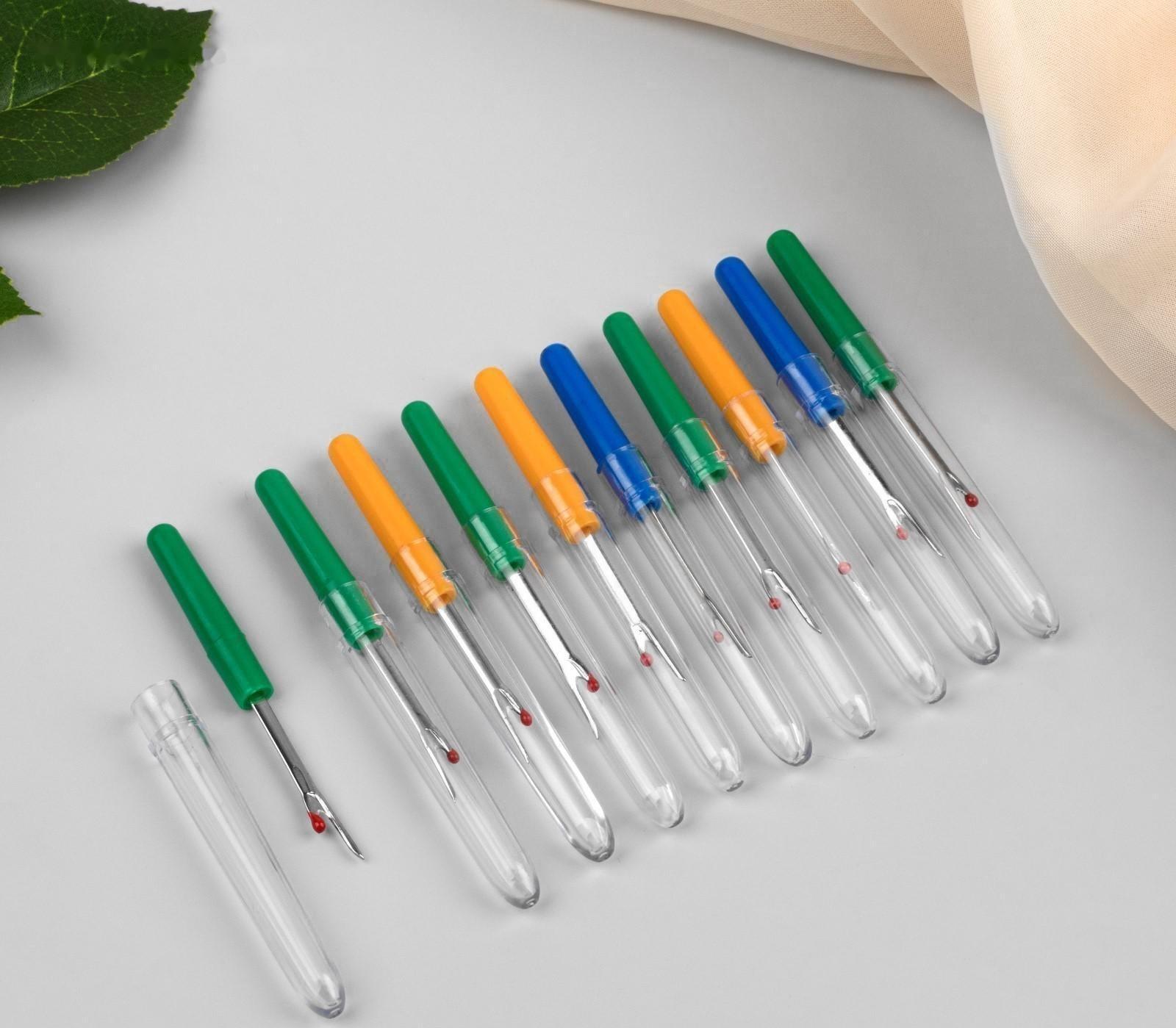 Вспарыватели с колпачком, 8,5 см, 10 шт, цвет разноцветный