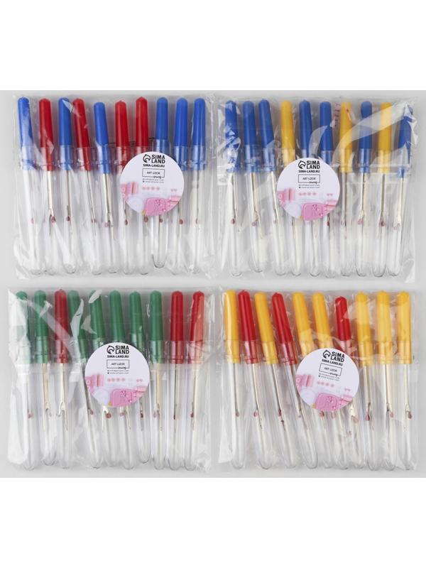 Вспарыватели с колпачком, 8,5 см, 10 шт, цвет разноцветный