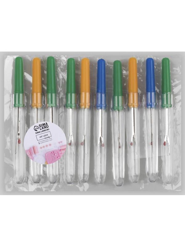 Вспарыватели с колпачком, 8,5 см, 10 шт, цвет разноцветный