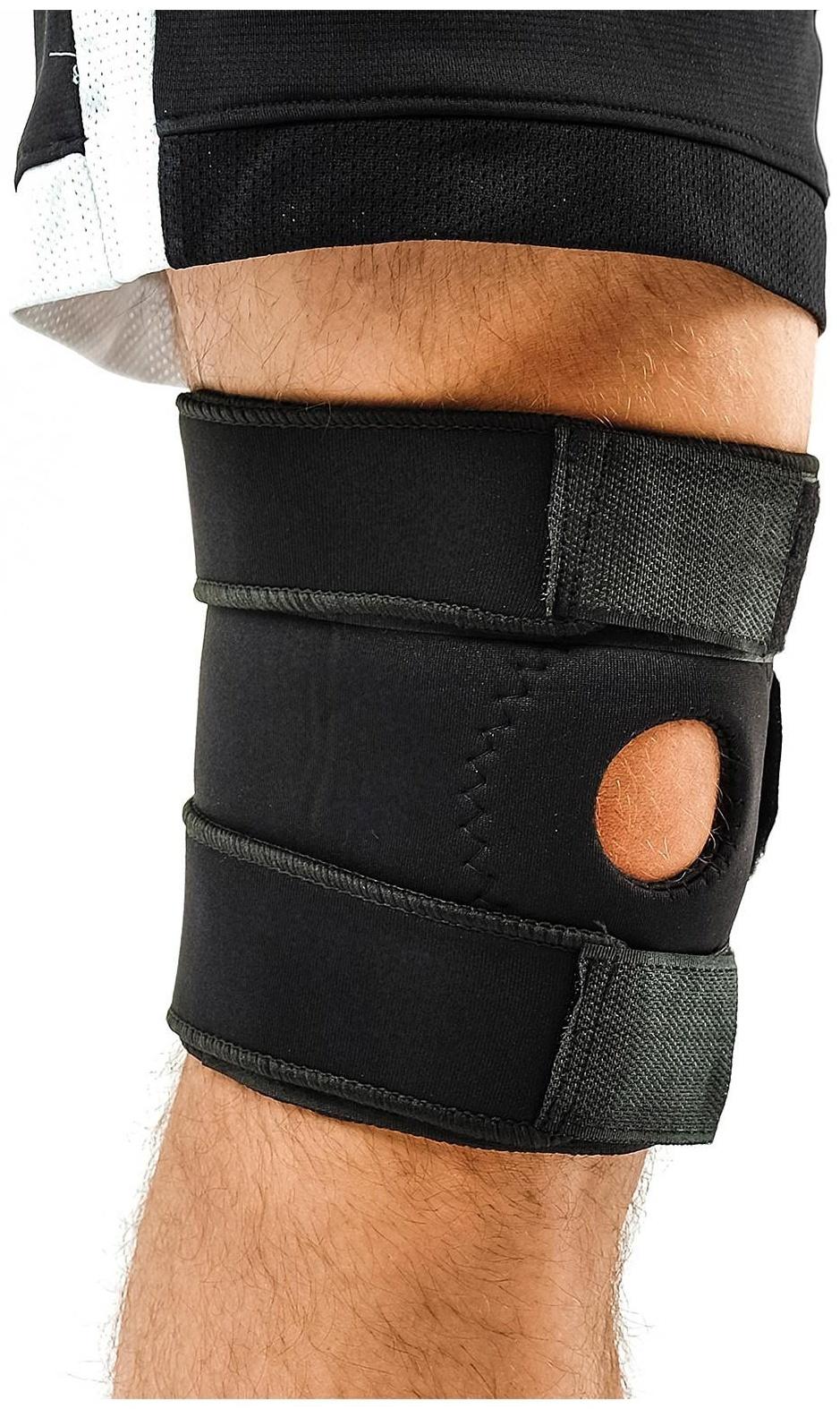 Наколенник-бандаж, 1 шт., цвет чёрный
