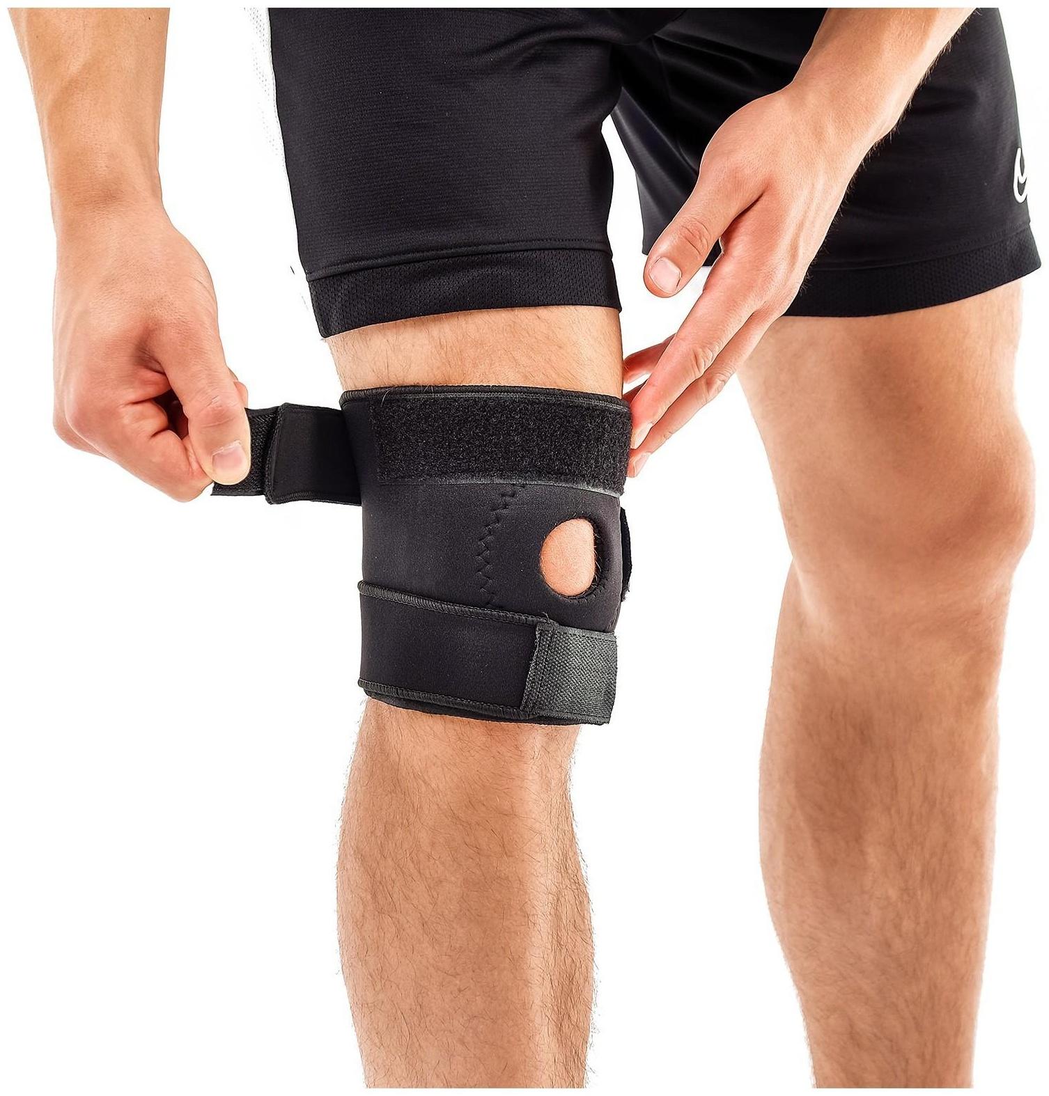 Наколенник-бандаж, 1 шт., цвет чёрный