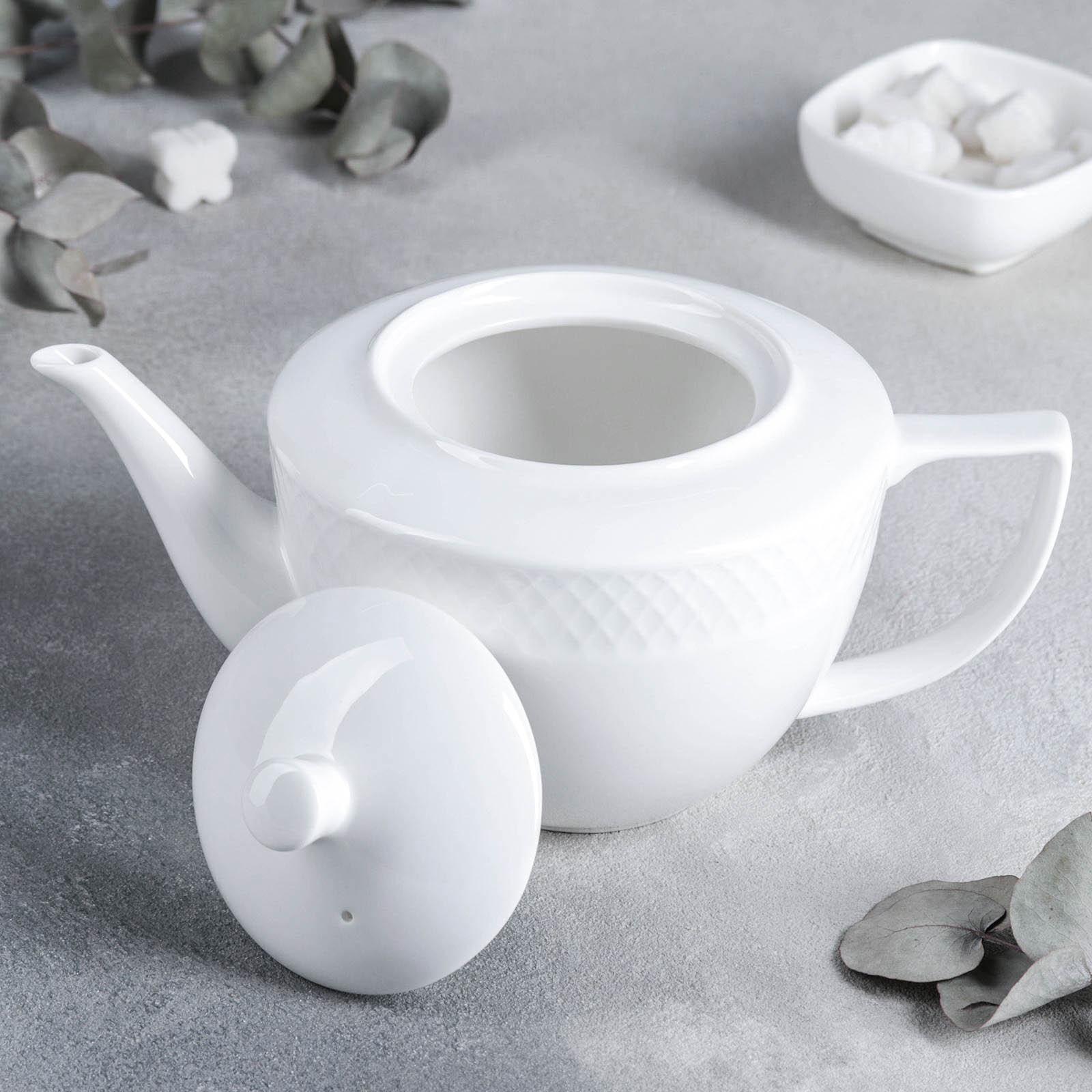 Чайник фарфоровый заварочный «Юлия Высоцкая», 900 мл