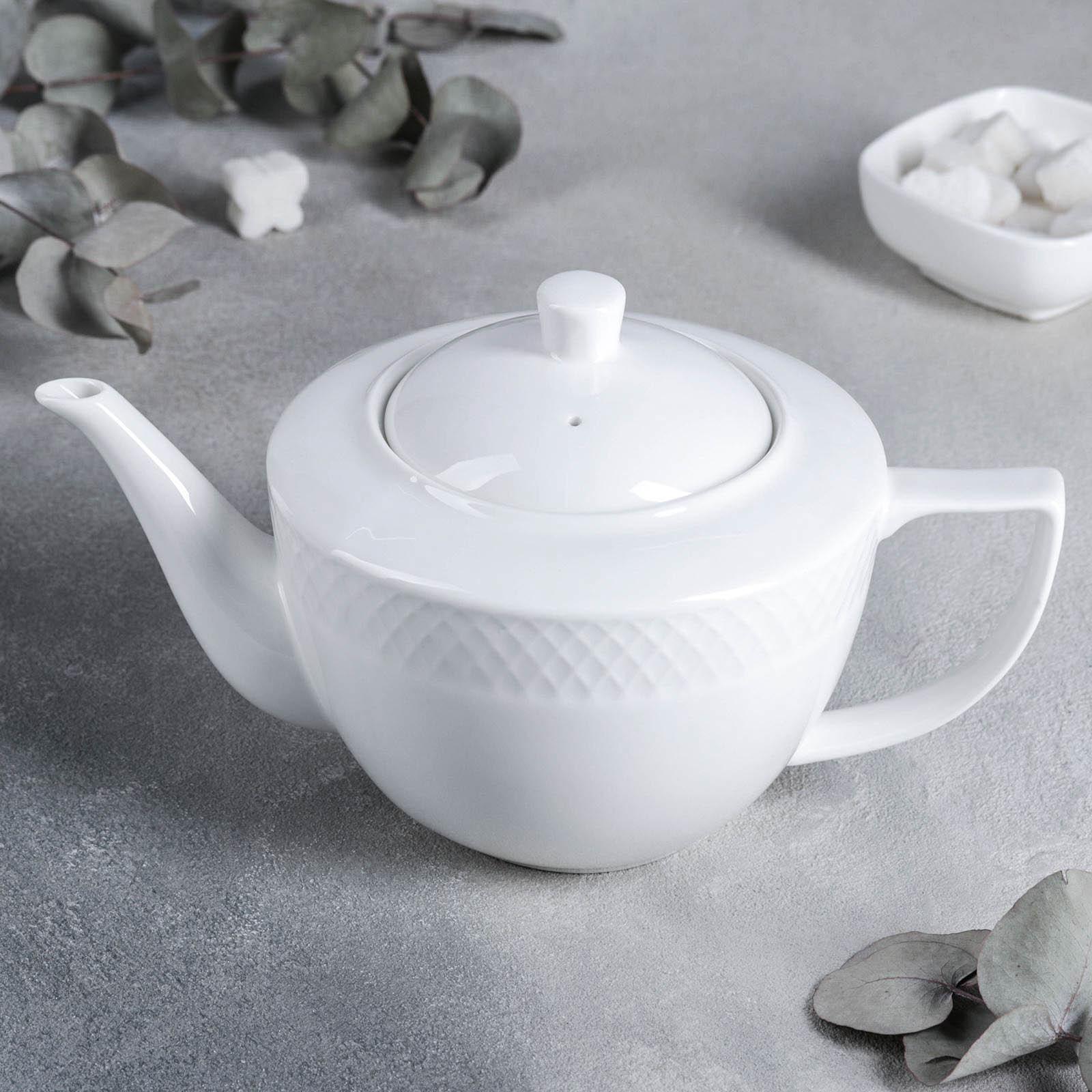 Чайник фарфоровый заварочный «Юлия Высоцкая», 900 мл