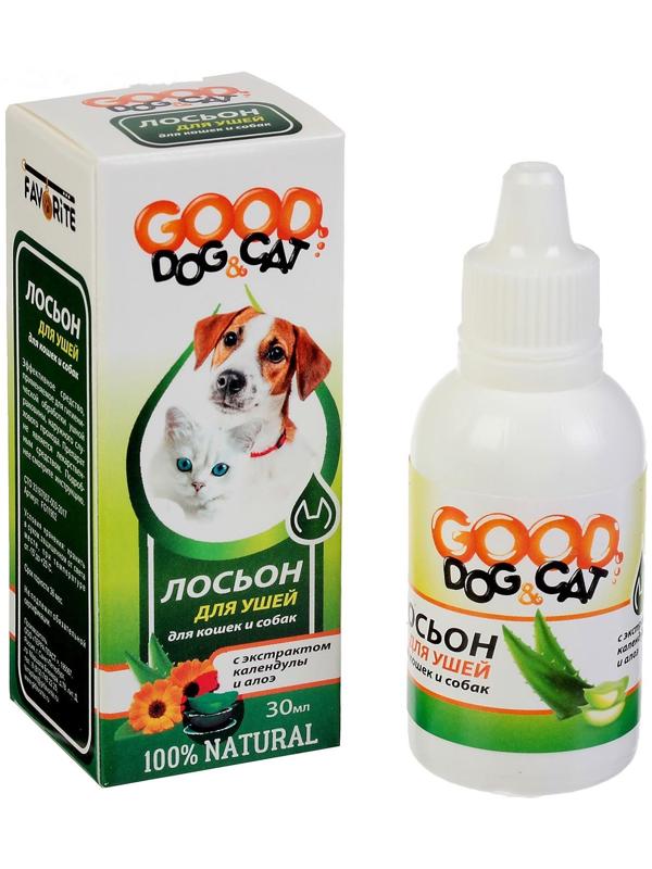 Лосьон для ушей GOOD DOG&Cat для кошек и собак, 30мл