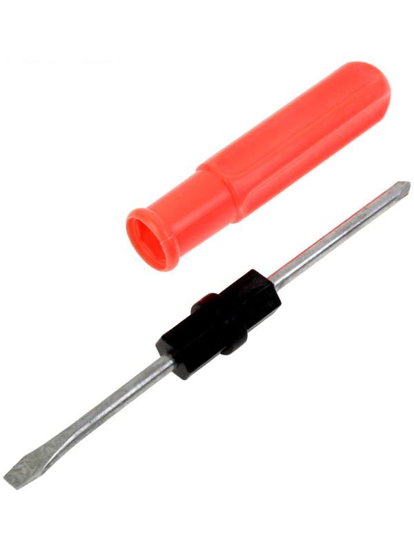 Отвертка комбинированная ЛОМ, 2 в 1, пластиковая рукоятка, PH2/SL6 х 75 мм