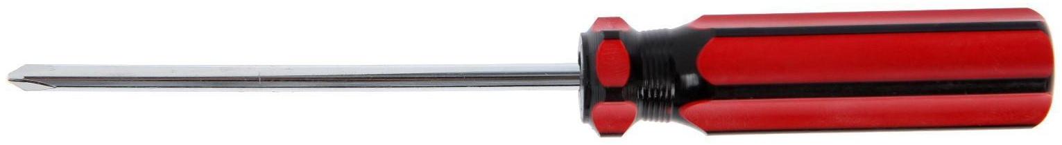 Отвертка крестовая ЛОМ, пластиковая рукоятка, PH2 х 100 мм
