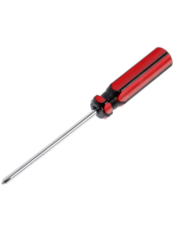 Отвертка крестовая ЛОМ, пластиковая рукоятка, PH2 х 100 мм