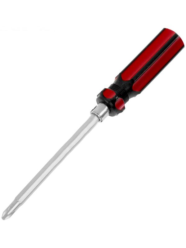 Отвертка комбинированная ЛОМ, 2 в 1, пластиковая рукоятка, PH2/SL6 х 125 мм