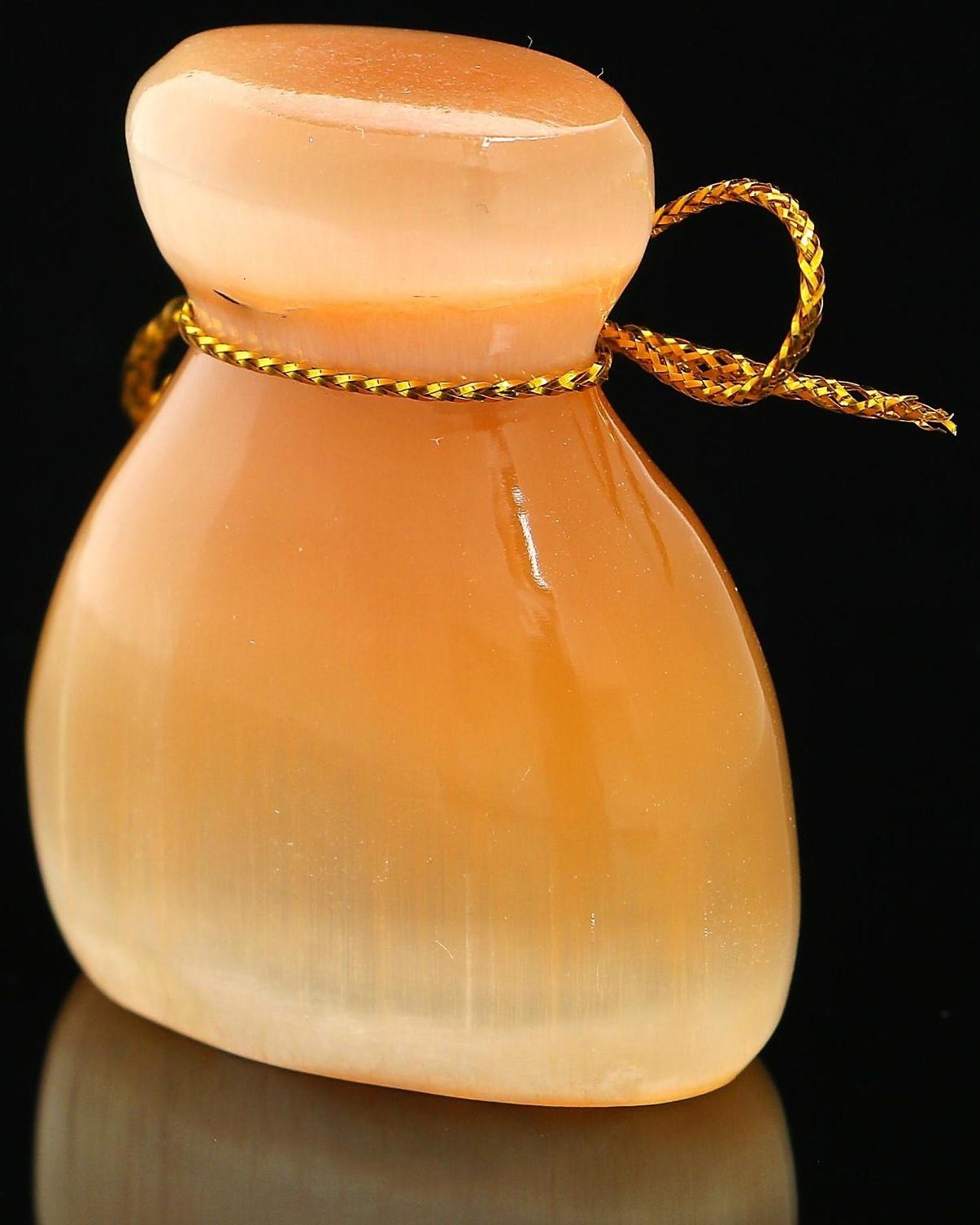 Сувенир «Мешочек семейного благополучия», большой, селенит