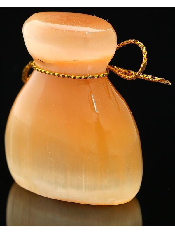 Сувенир «Мешочек семейного благополучия», большой, селенит