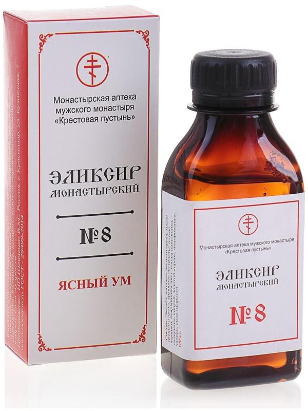 Эликсир монастырский «Ясный ум» 100 мл