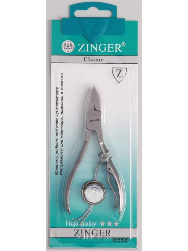 Кусачки педикюрные, 11 см, длина лезвия - 16 мм, на блистере, цвет матовый серебристый, ME-45-D(FD)