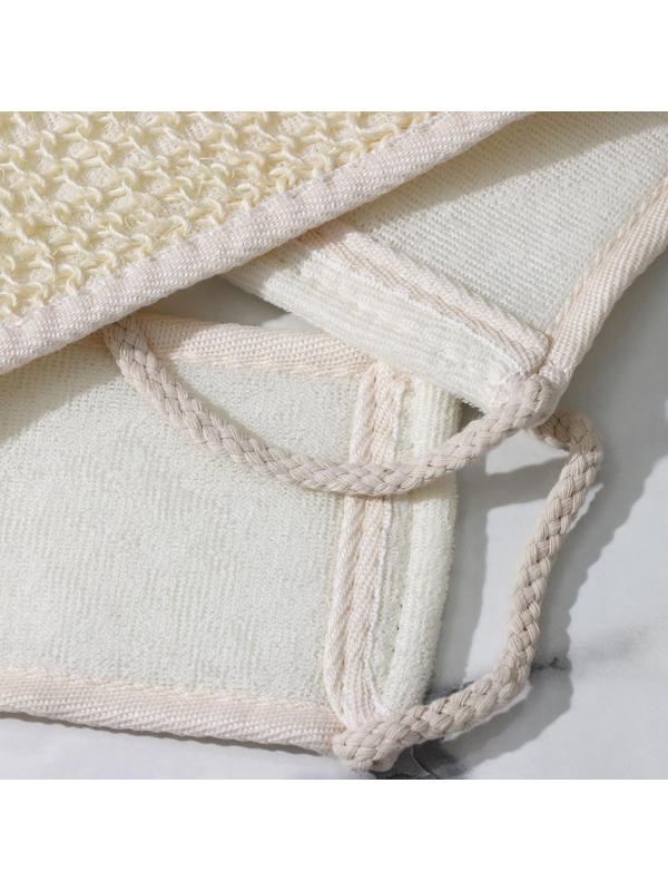 Мочалка-лента для тела массажная Доляна, 70×10 см