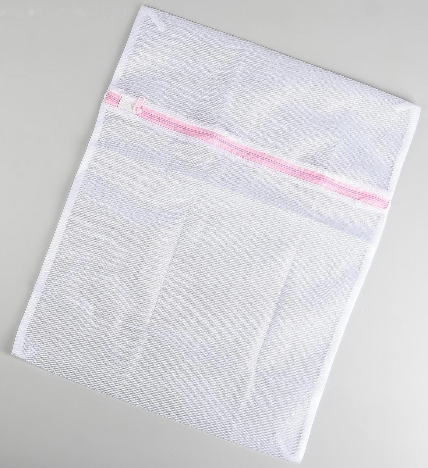 Мешок для стирки белья Доляна, 40×50 см, мелкая сетка, цвет МИКС