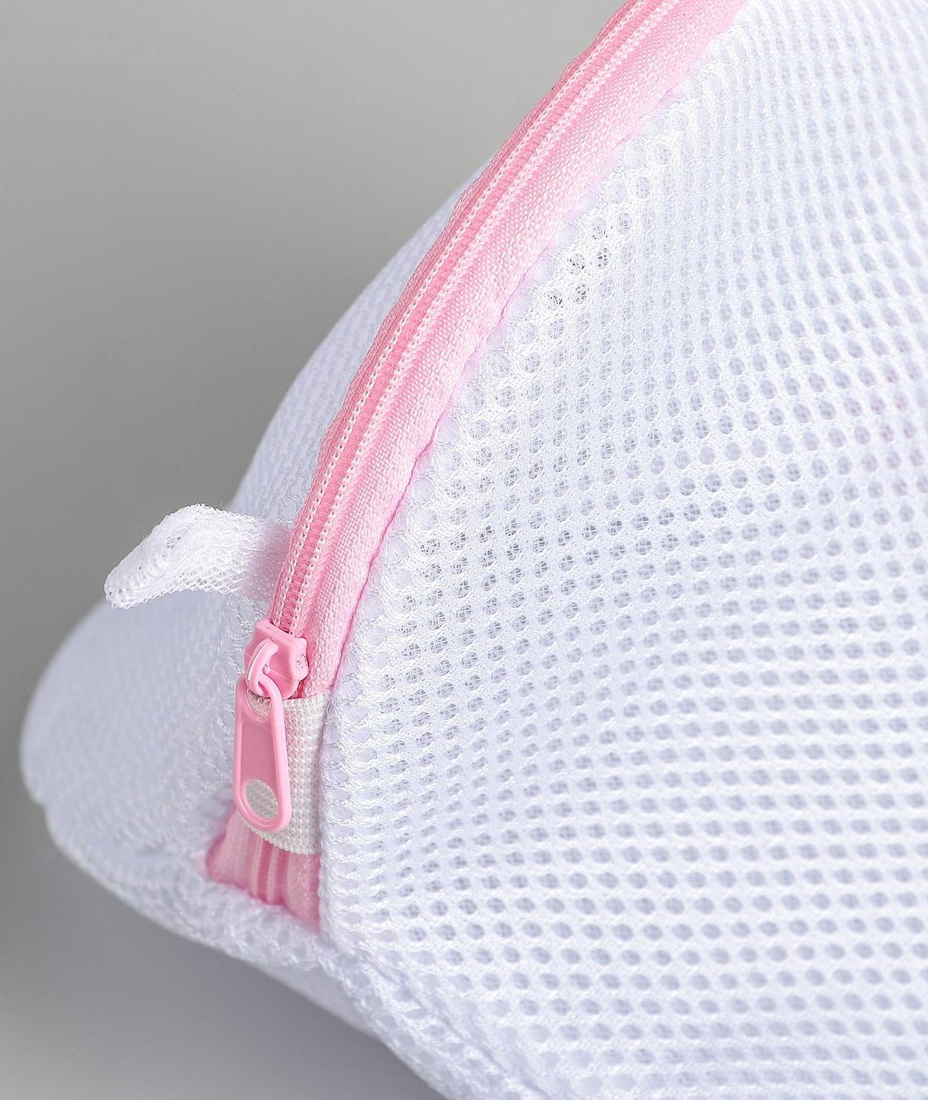 Мешок для стирки нижнего белья Доляна, 20×20×20 см, трёхслойный, крупная сетка, цвет МИКС