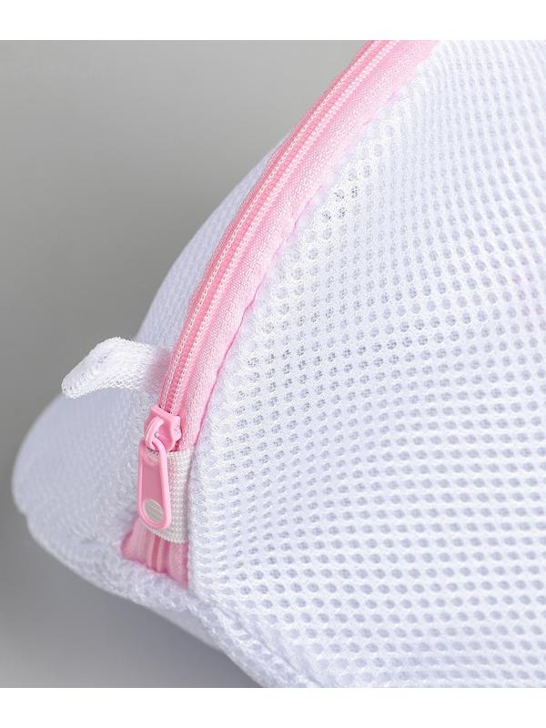 Мешок для стирки нижнего белья Доляна, 20×20×20 см, трёхслойный, крупная сетка, цвет МИКС