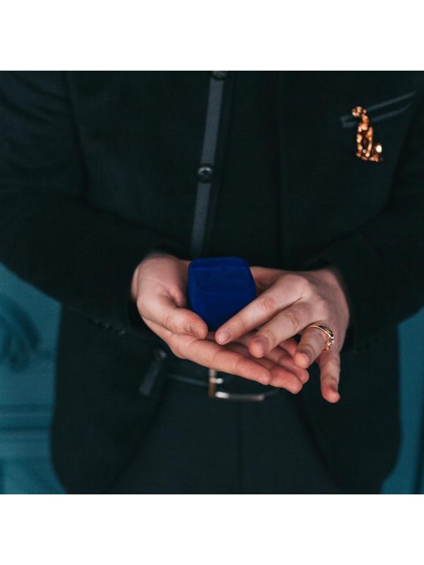 Футляр бархатный под кольцо 