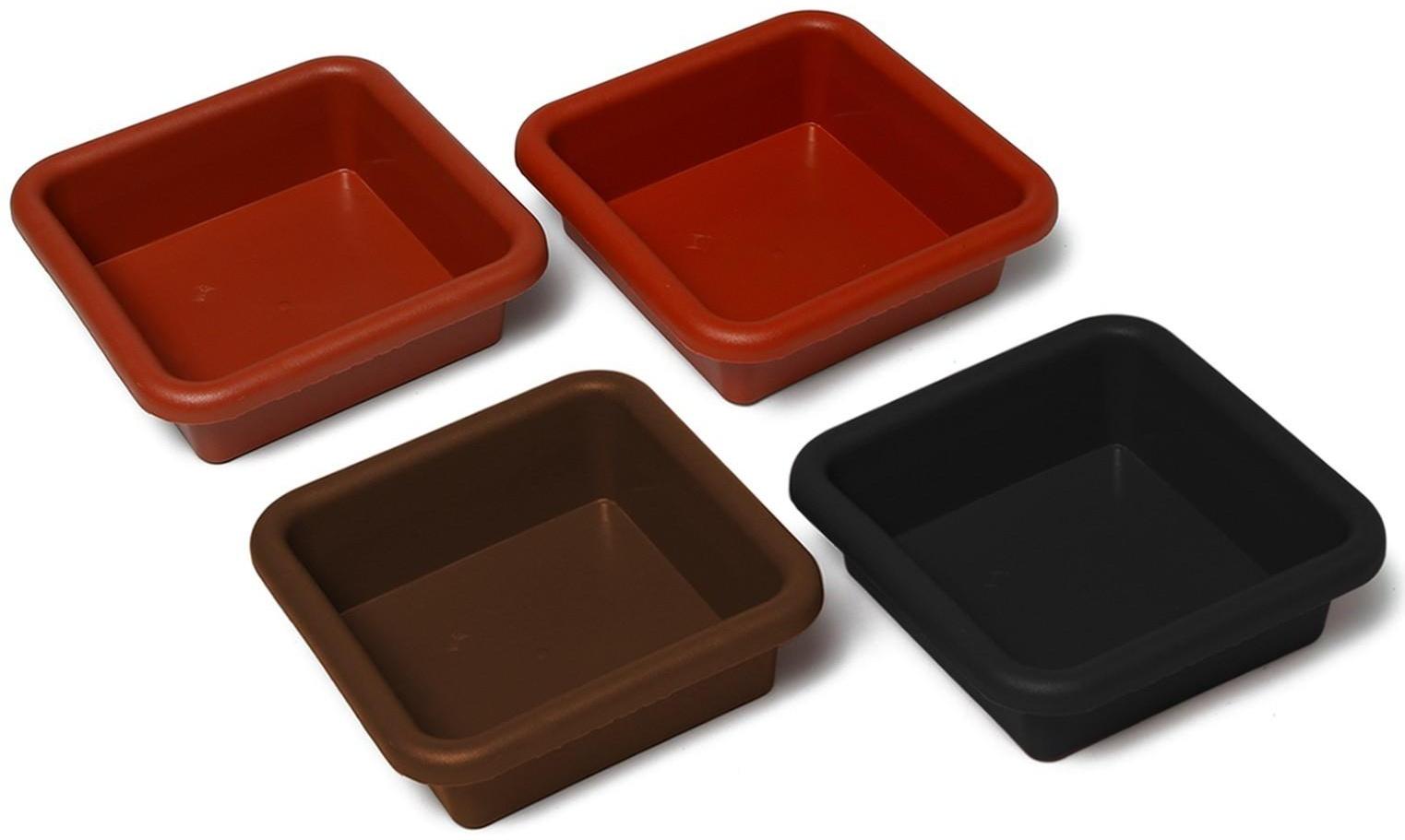 Ящик для рассады, 23.5 × 23.5 × 7 см, 3 л, цвет МИКС