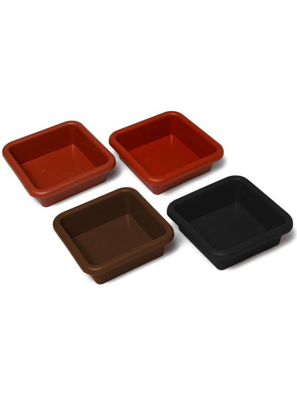 Ящик для рассады, 23.5 × 23.5 × 7 см, 3 л, цвет МИКС