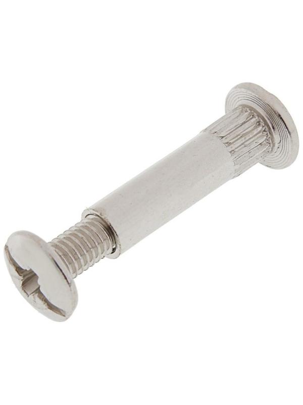 Стяжка межсекционная, М6х29 мм, диаметр 8 мм, цвет никель