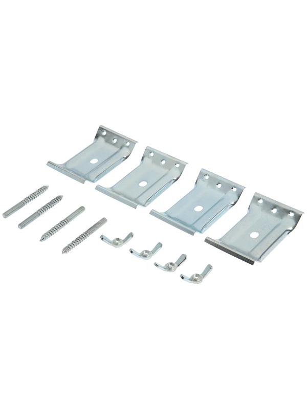 Стяжка мебельного стола,комплект 4 шт, шпилька и гайка барашковая