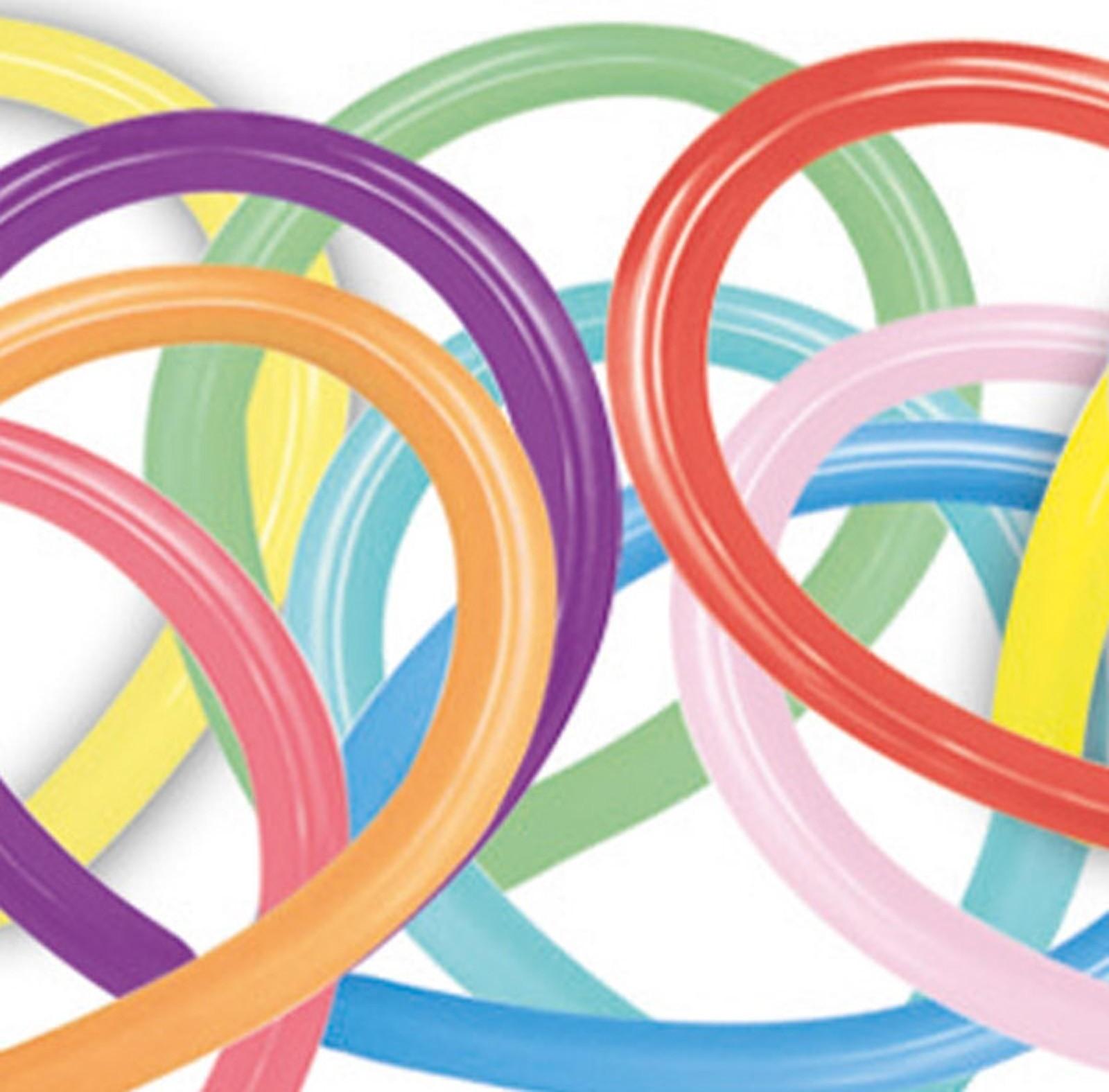 Шар для твистинга 270, пастель, декоратор, набор 100 шт., МИКС