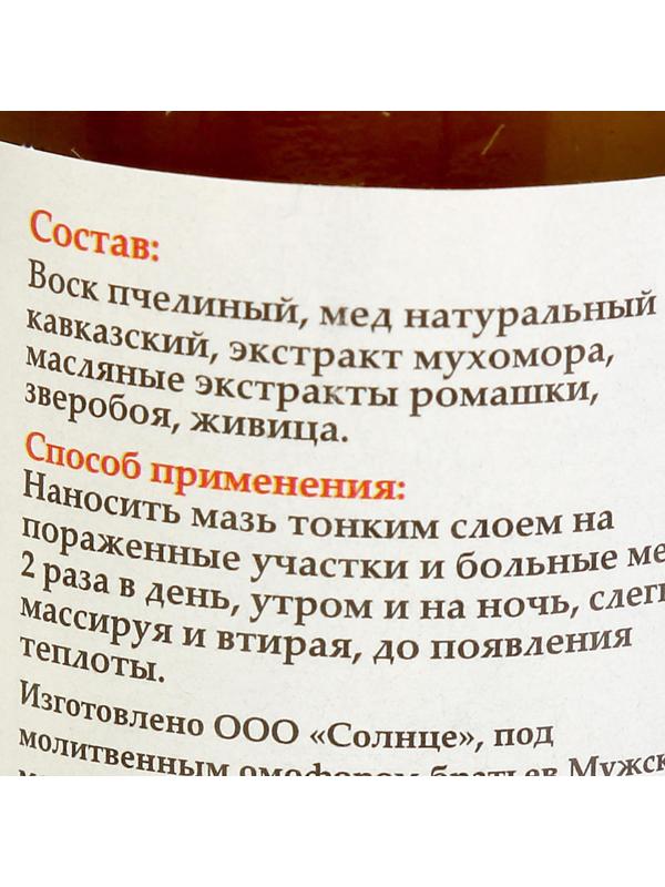Мазь «Солох аул» Живичная с Мухомором, 30 мл