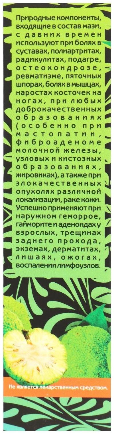 Мазь «Кавказский целитель. Маклюра» травяная, при радикулите, подагре, остеохондрозе, геморрое, экземе и дерматите, 30 мл