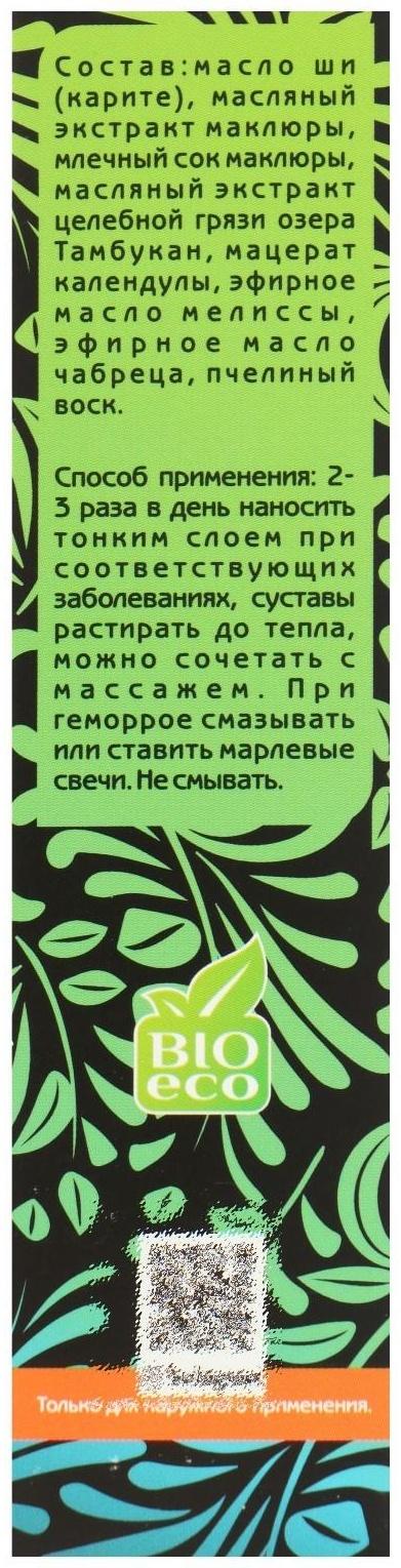 Мазь «Кавказский целитель. Маклюра» травяная, при радикулите, подагре, остеохондрозе, геморрое, экземе и дерматите, 30 мл