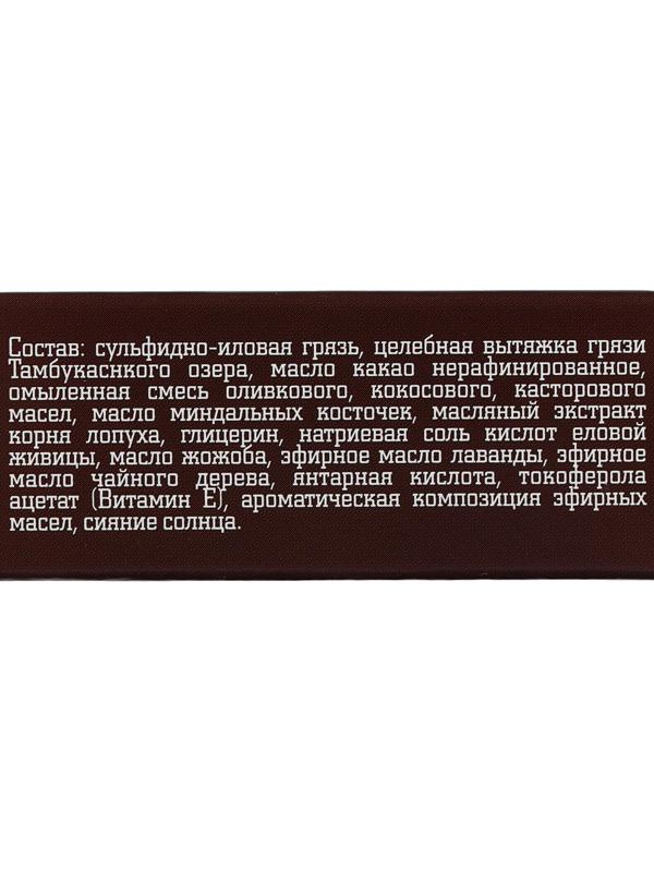 Шампунь твердый «Бизорюк» лечебный, бессульфатный, грязь Тамбуканского озера и масло какао, 30 г