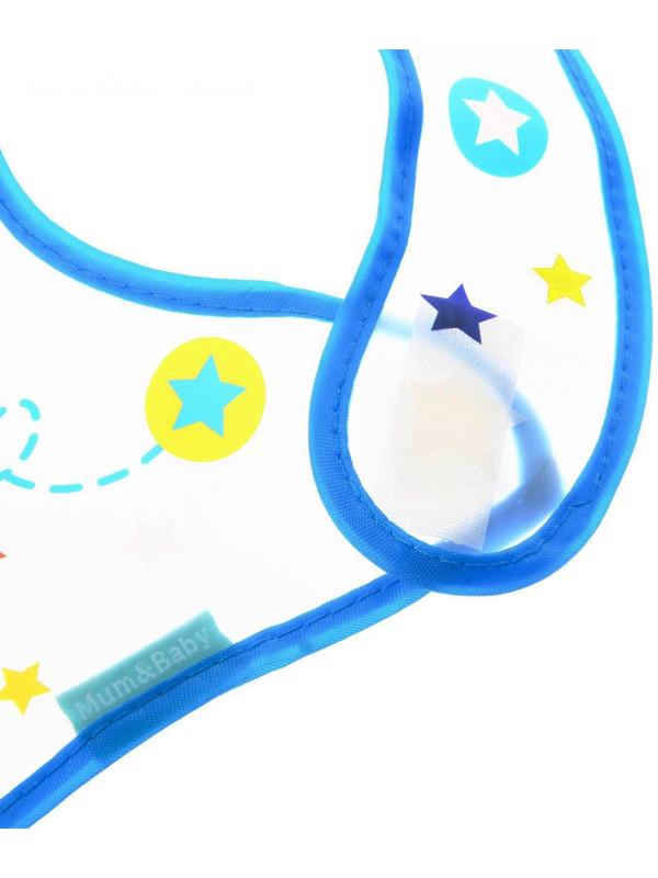 Нагрудник для кормления «Лучший ребенок» непромокаемый на липучке, с карманом