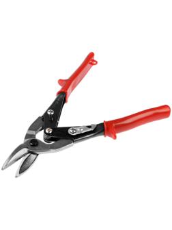 Ножницы по металлу ЛОМ, 250 мм, пластиковые рукоятки, левый рез