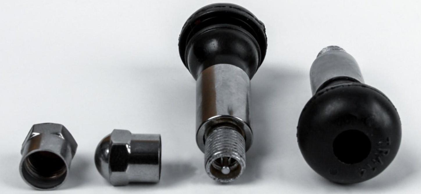 Вентиль для бескамерных шин TR414, хромированный