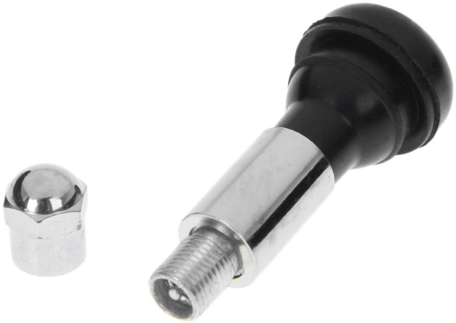 Вентиль для бескамерных шин TR414, хромированный