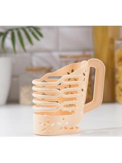 Держатель для молока, 1 л, цвет бежевый