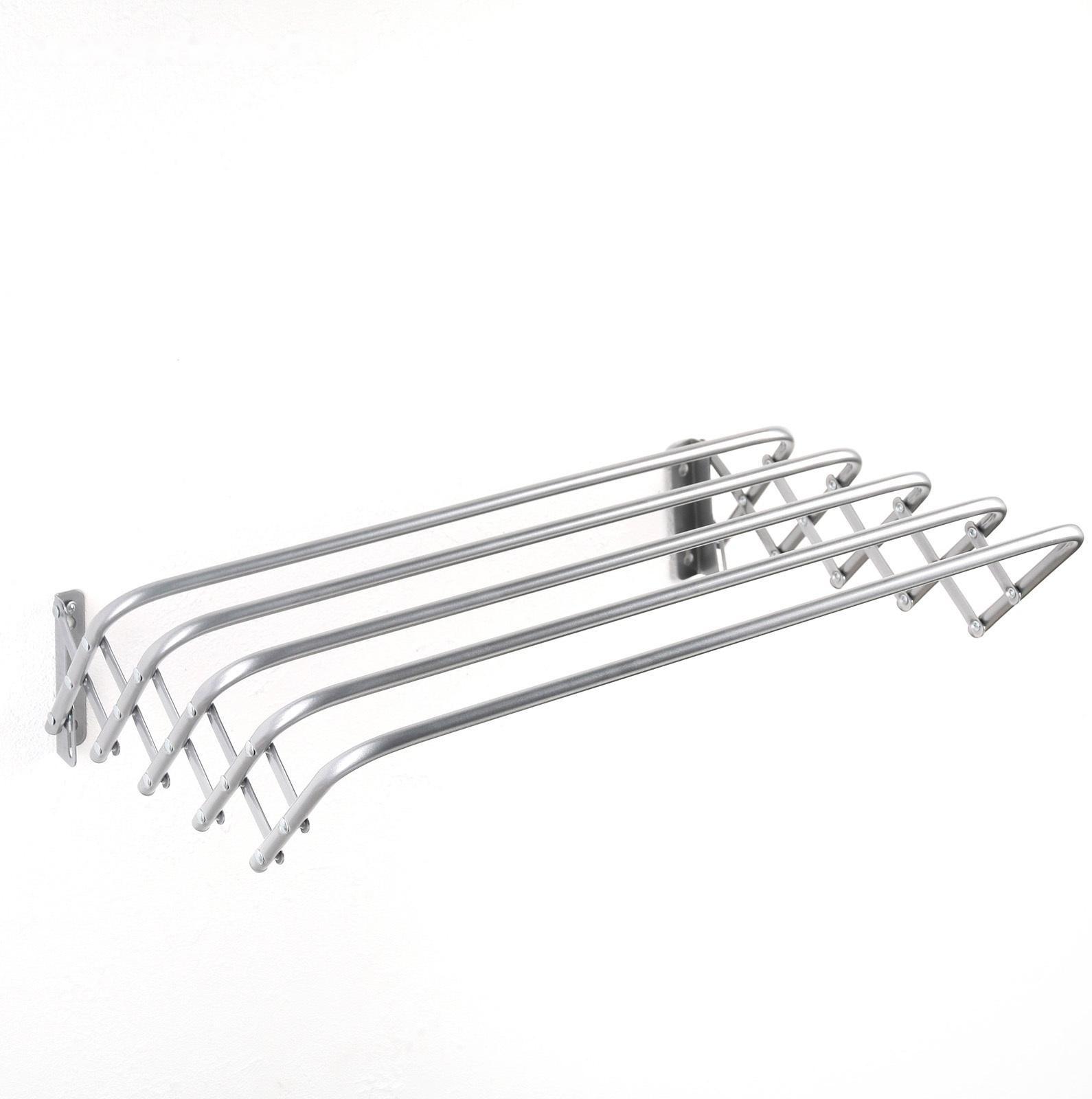 Сушилка для белья настенная, 60 см, цвет серый