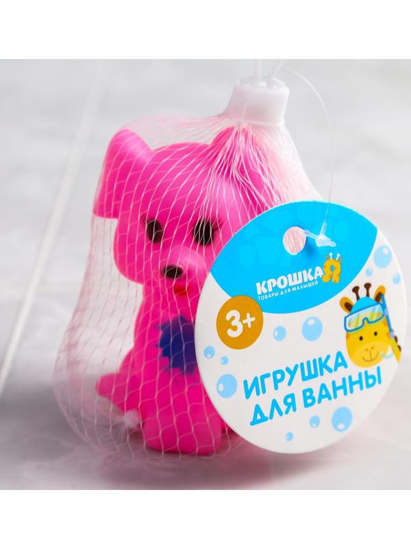 Резиновая игрушка для игры в ванной «Собачка», с пищалкой, цвет МИКС