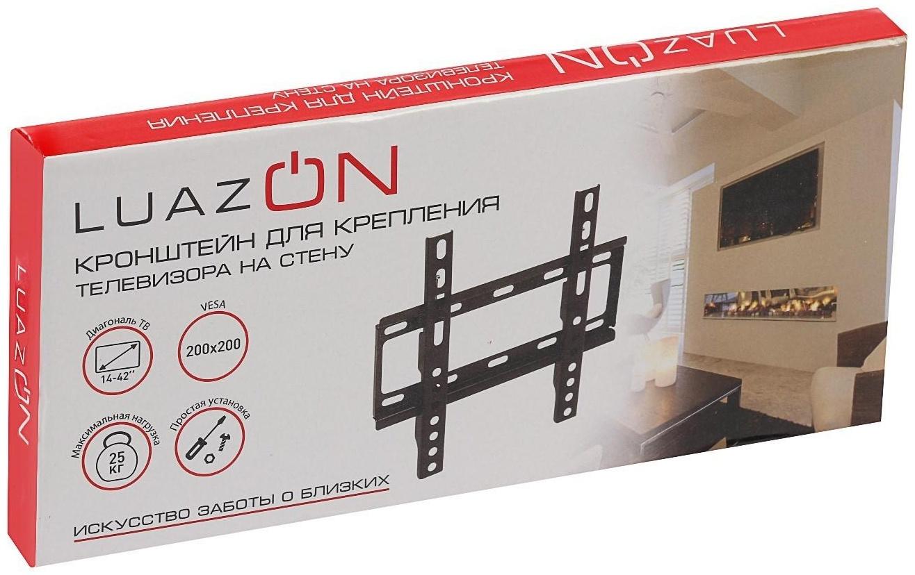 Кронштейн LuazON KrON-80, для ТВ, фиксированный, 14-42