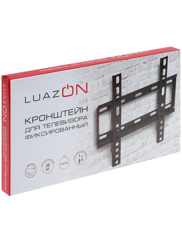 Кронштейн LuazON KrON-80, для ТВ, фиксированный, 14-42