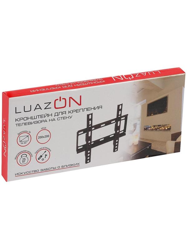 Кронштейн LuazON KrON-80, для ТВ, фиксированный, 14-42