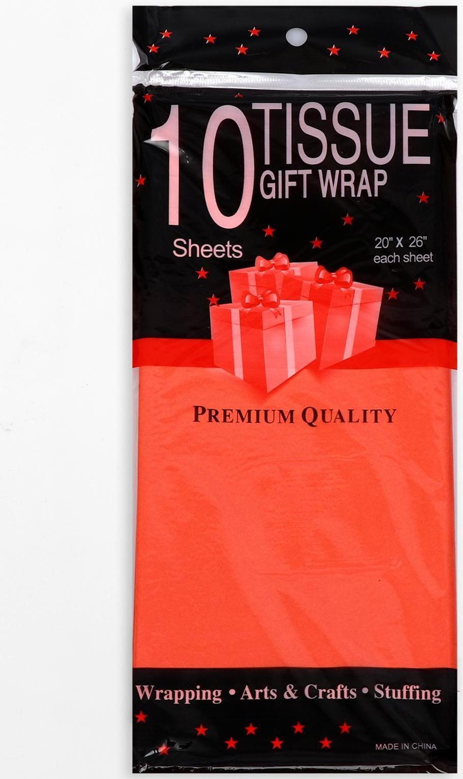 Бумага упаковочная тишью, МИКС, 50 см х 66 см