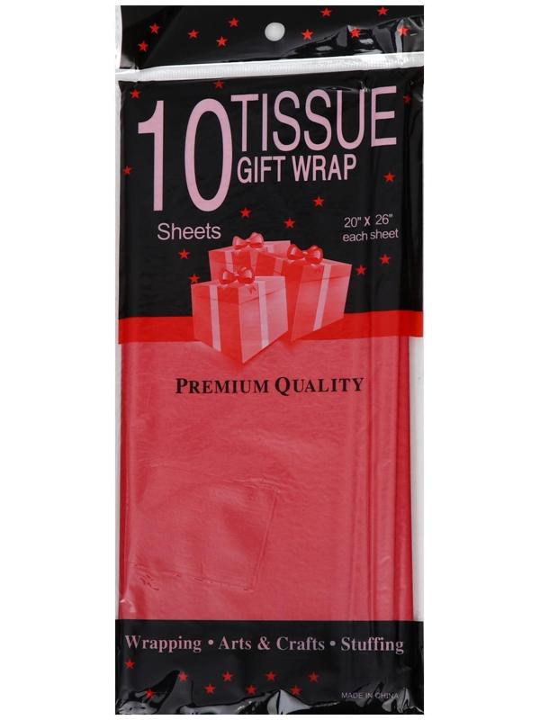 Бумага упаковочная тишью, МИКС, 50 см х 66 см