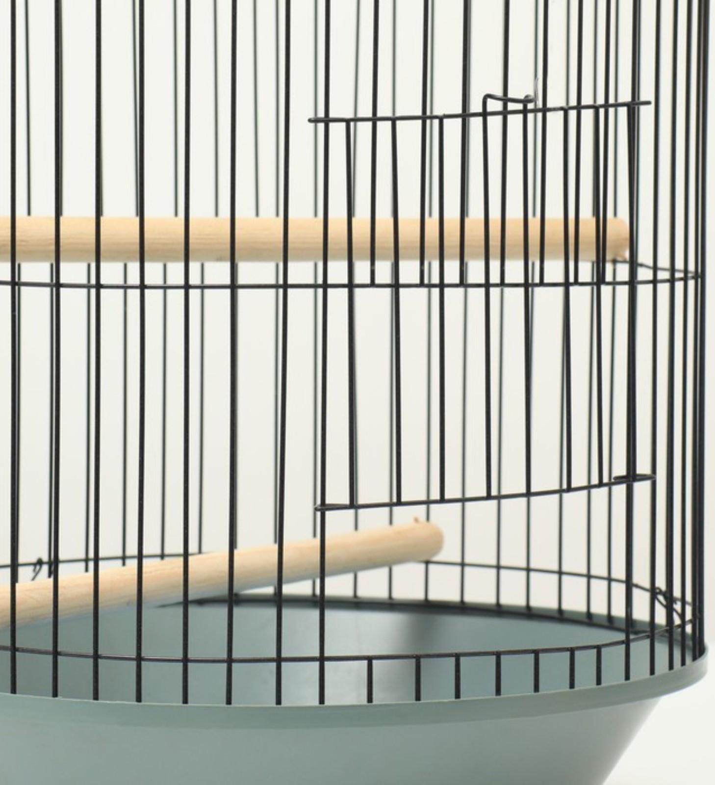 Клетка для корелл круглая «Рио», 40 x 83 см, микс цветов